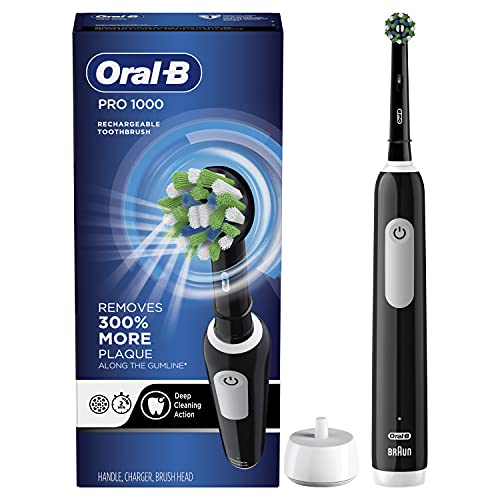 Oral-B Pro 1000 CrossAction Electric Toothbrush, Black