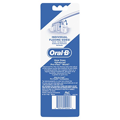 Oral-B Pro-health Advanced Manual Toothbrush, 38 Soft, 4 Count