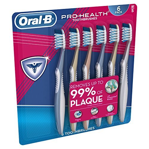 Oral-B Pro Health All In One Soft Toothbrushes, 6 Count