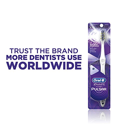 Oral-B Pulsar 3d White Advanced Vivid Soft Toothbrush Twin Pack (Colors May V...