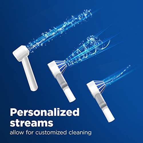 Oral-B Water Flosser Advanced, Cordless Portable Oral Irrigator Handle with 2...