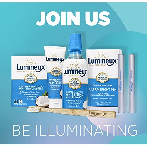 Lumineux Teeth Whitening Toothpaste - Natural & Enamel Safe for Sensitive & W...