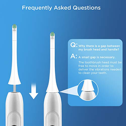 Interdental Replacement Toothbrush Heads for Philips Sonicare Click-on Brush ...