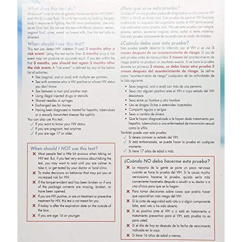 Oral in home Saliva test for HIV. (Completely Private) The 1st test you can r...