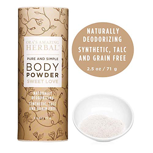 Talc Free Body Powder For Women, Bath Powder, Vanilla Dusting Powder, Cornsta...