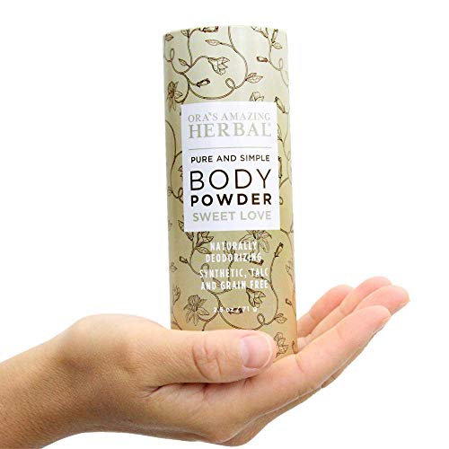 Talc Free Body Powder For Women, Bath Powder, Vanilla Dusting Powder, Cornsta...