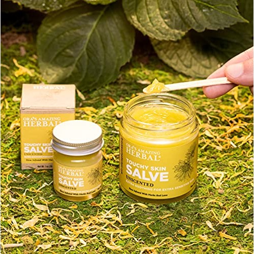 Touchy Skin Salve, Eczema Cream, Dry Skin, Eczema Treatment For Adults and Ki...