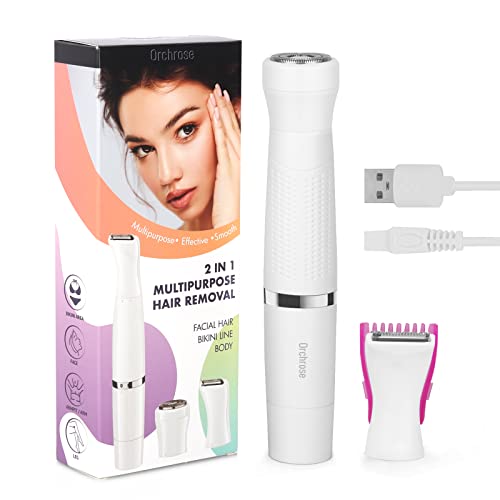 Facial Hair Removal for Women, Bikini Trimmer for Women Pubic Hair, Painless ...