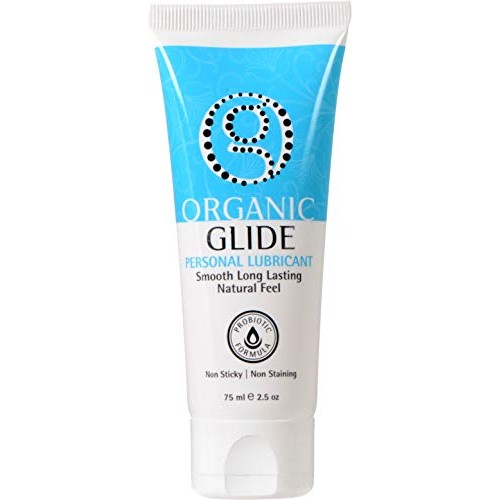 Organic Glide Natural Personal Lubricant, Probiotic Edible Lube. Parabens, Gl...