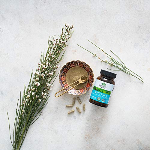 Organic India Gotu Kola Herbal Supplement - Adaptogen for Brain & Nervous Sys...