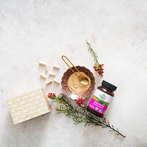 Organic India Shatavari Herbal Supplement - Supports Hormonal Balance, Immune...