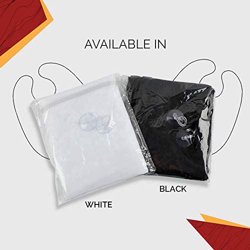 OrganizeMe Beard Apron Hair Clippings Catcher Bib Shaving and Grooming Cape S...