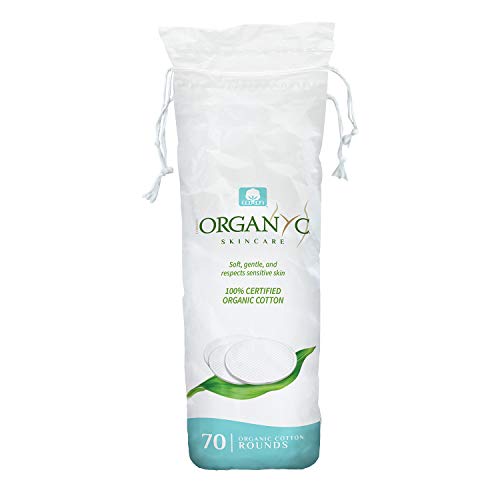 Organyc 100% Organic Cotton Rounds - Biodegradable Cotton, Chemical Free, For...