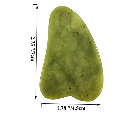 Orgrimmar 2 Kit Jade Roller Gua Sha Scraping Massage Tool Ridged Roller Jade ...