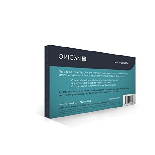 ORIG3N Genetic Home Mini DNA Test Kit, Vitamins