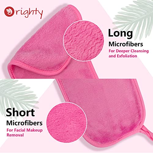Orighty Makeup Remover Cloths Pack of 4, Reusable Microfiber Facial Cleansing...