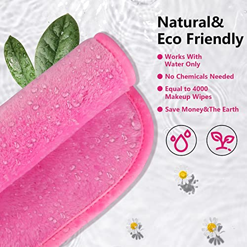 Orighty Makeup Remover Cloths Pack of 4, Reusable Microfiber Facial Cleansing...