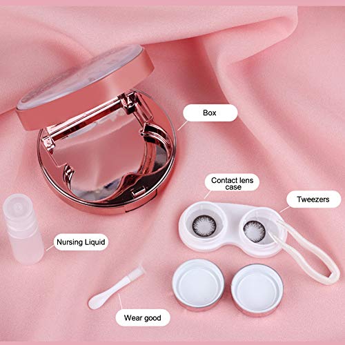Cute Fashion Contact Lens Case, Color Sparkles Contact Lens Care Vision Care ...