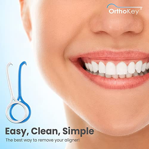 OrthoKey Clear Aligner Removal Tool — Hygienic Grabber Tool for Invisible Rem...