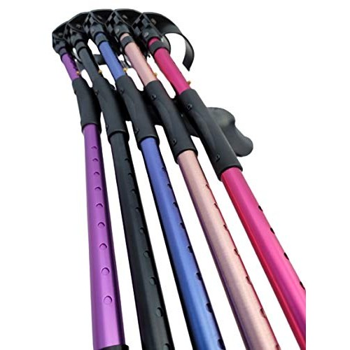 Youth - Child Forearm Crutches Adjustable 3 ¼ inch Full Cuff - OrthoStix (Ros...