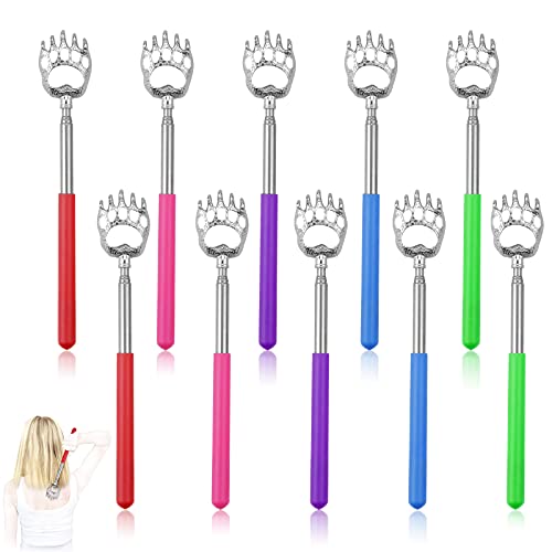 Oruuum 10 Pack Back Scratcher, Telescoping Back Scratcher Extendable Massage ...