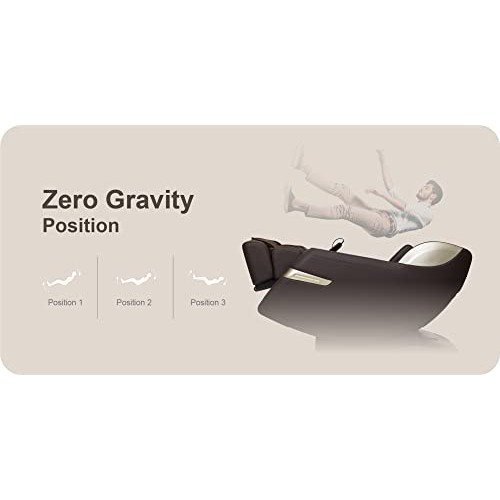 Titan Quantum 3D SL-Track 3 Steps Zero Gravity Full Body Airbag Massage Intel...