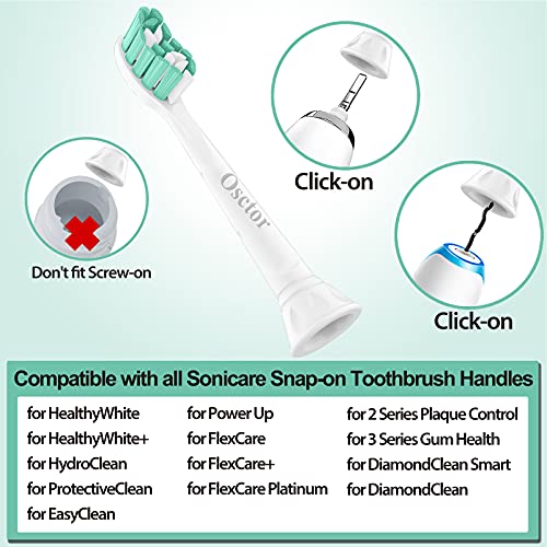 Osctor Replacement Toothbrush Heads for Philips Sonicare: Electric Toothbrush...