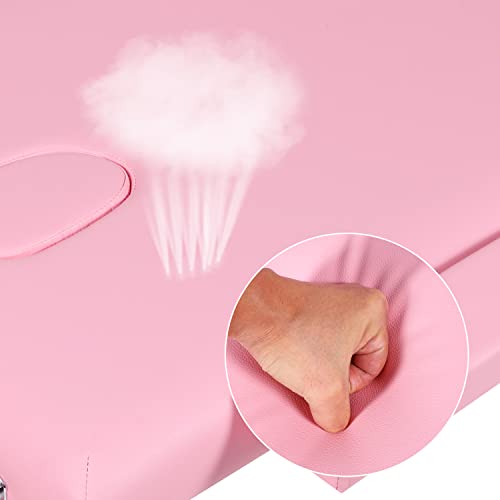 Osfvolr Massage table Portable Massage Table with 3 Folding, Fold Up Spa Bed ...