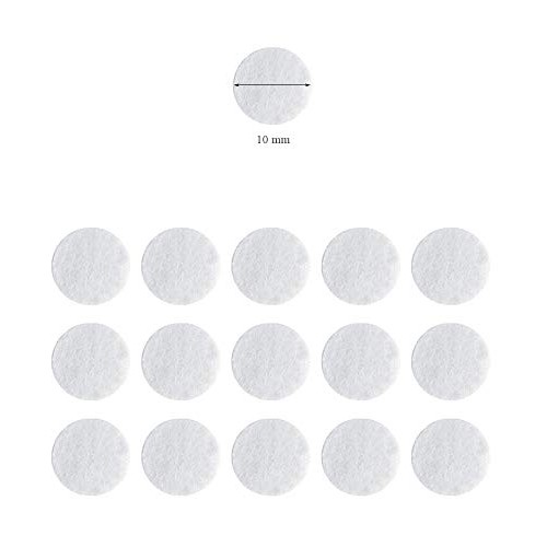 200 Pcs Microdermabrasion Cotton Filters Replacement 10 mm Dia Microdermabras...