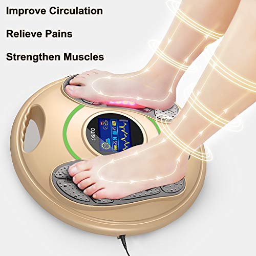 Medical Foot Massager Machine - Feet Legs Circulation Devices Using EMS and T...