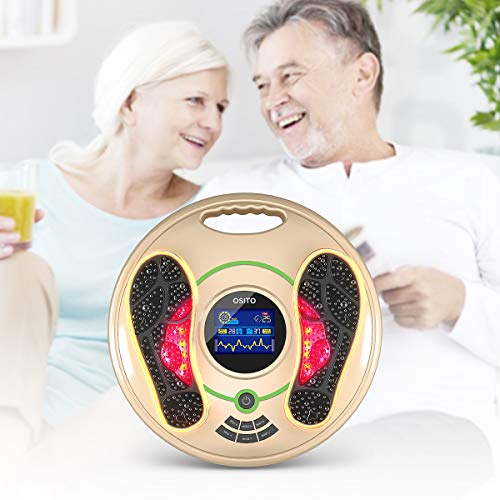 Medical Foot Massager Machine - Feet Legs Circulation Devices Using EMS and T...