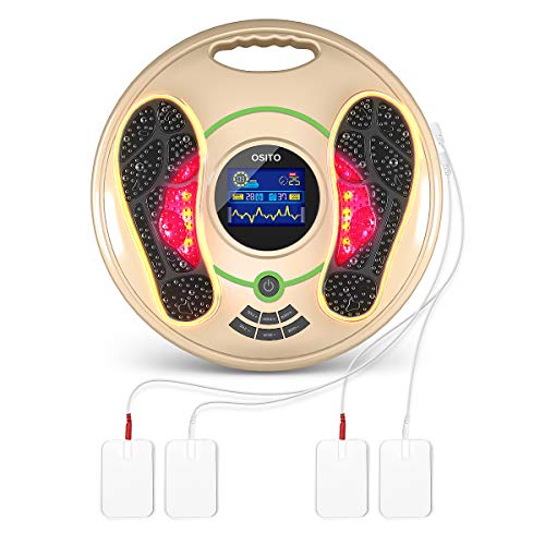 Medical Foot Massager Machine - Feet Legs Circulation Devices Using EMS and T...