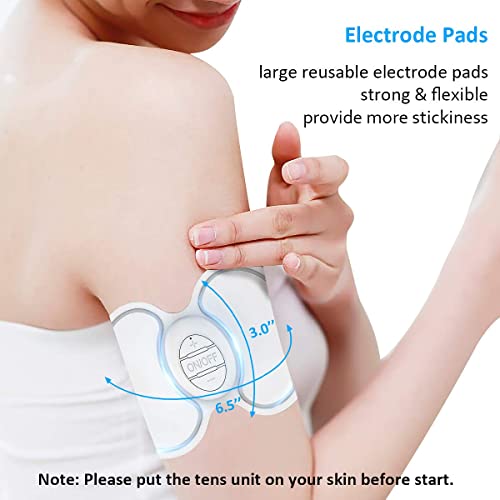 TENS Pain Relief OSITO TENS Unit EMS Muscle Stimulator Machine Electric Pulse...