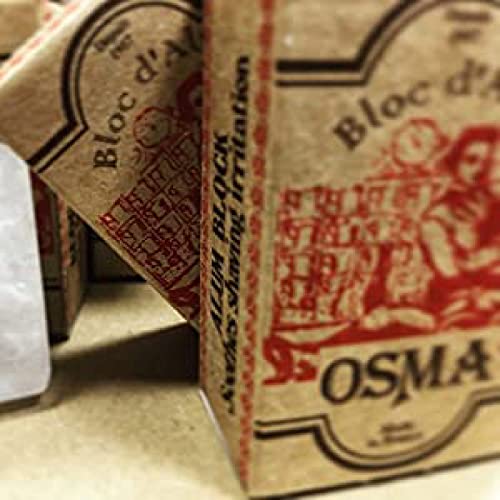 Osma Laboratoires Osma Bloc - Alum Block (Soothes Shaving Irritation) 75G X 5 -