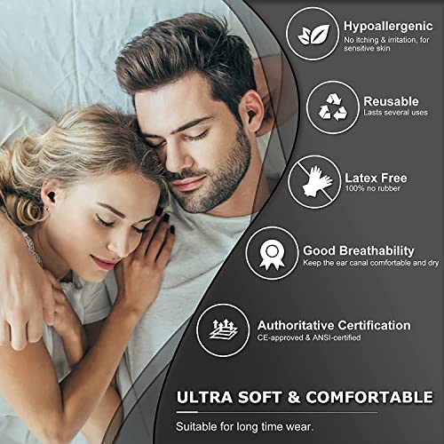 Ear Plugs for Sleeping, OSOFTENDER 30 Pairs 33dB Highest NRR Noise Reduction ...