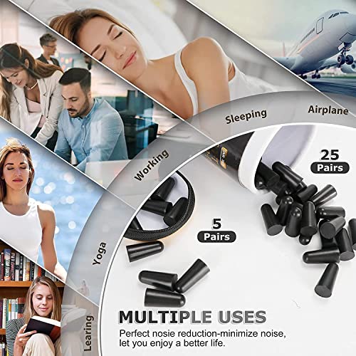 Ear Plugs for Sleeping, OSOFTENDER 30 Pairs 33dB Highest NRR Noise Reduction ...