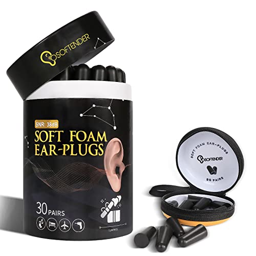 Ear Plugs for Sleeping, OSOFTENDER 30 Pairs 33dB Highest NRR Noise Reduction ...