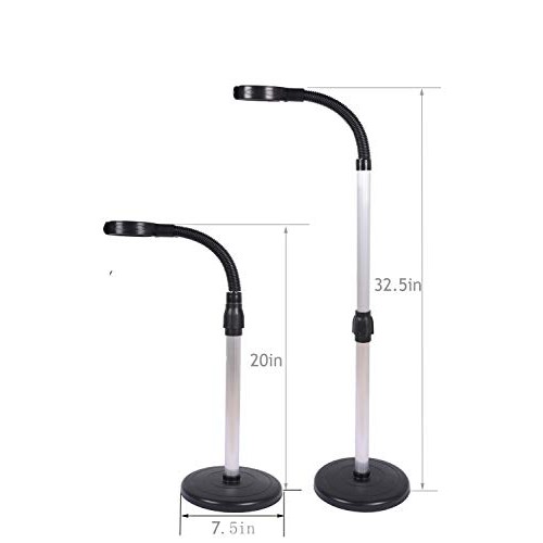 Osring Adjustable Hair Dryer Stand, Hands Free Hairdryer Holder 360 Degrees R...