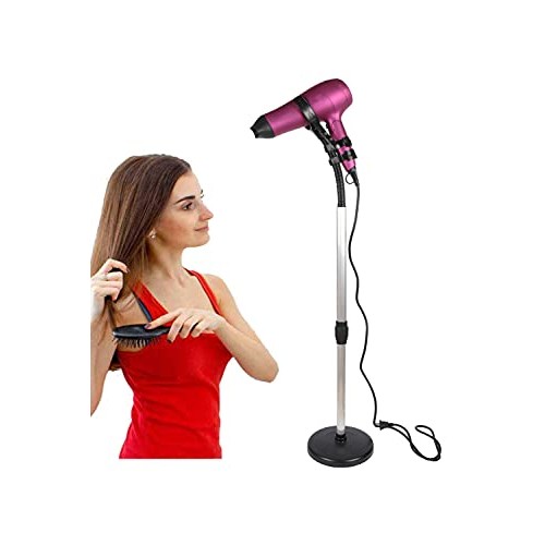 Osring Adjustable Hair Dryer Stand, Hands Free Hairdryer Holder 360 Degrees R...
