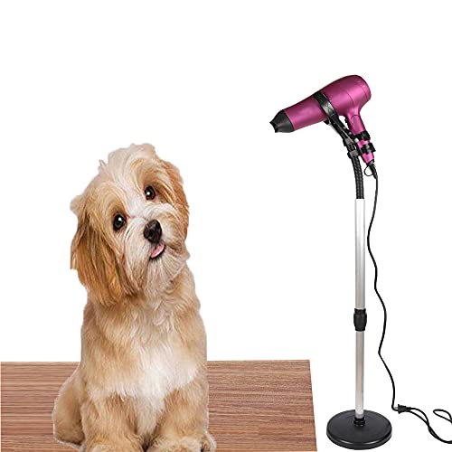 Osring Adjustable Hair Dryer Stand, Hands Free Hairdryer Holder 360 Degrees R...