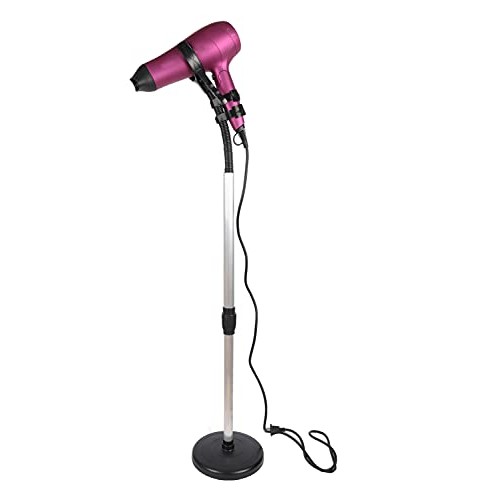 Osring Adjustable Hair Dryer Stand, Hands Free Hairdryer Holder 360 Degrees R...