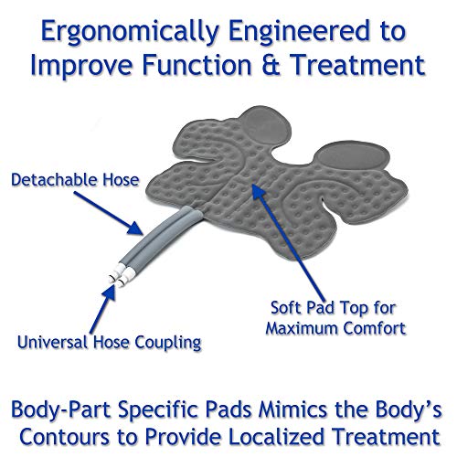 Ossur Cold Rush Therapy Machine System with Ankle Pad- Ergonomic, Adjustable ...
