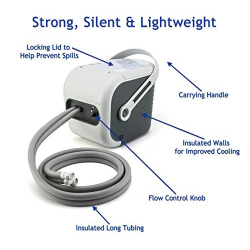 Ossur Cold Rush Therapy Machine System With Knee Pad- Ergonomic, adjustable W...