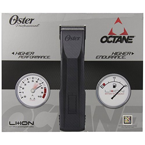 Oster Professional 76550-00 Octane Cordless Clipper, Gray, 1 Count