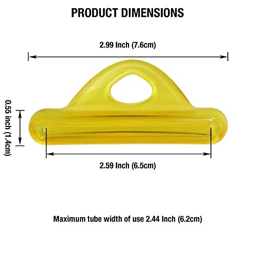 Toothpaste Squeezer Tube Tool - 3 Pack Toothpaste Roller for Easy Squeeze Too...