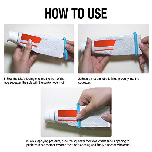 Toothpaste Squeezer Tube Tool - 6 Pack Tube Squeezer Dispenser Osun Life (TS3...