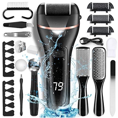 Electric Callus Remover for Feet with Rechargeable Waterproof 22 in 1 Profess...