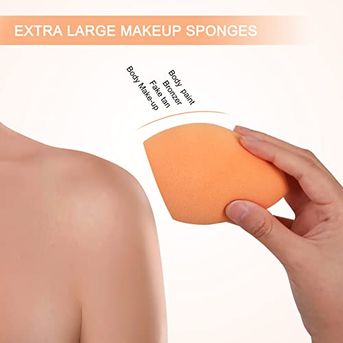 EXTRA LARGE 12CM Make Up Beauty Sponges Blender BIG for Face & BODY (1x Small...