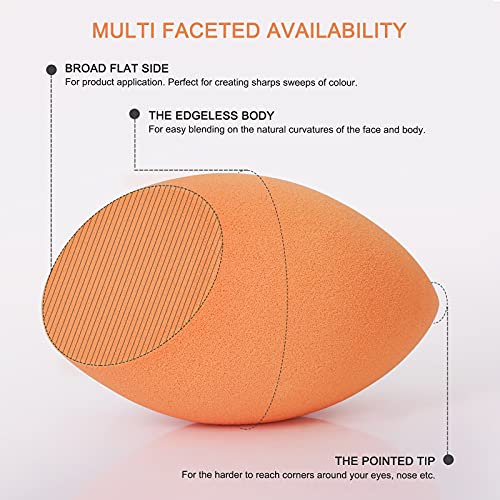 EXTRA LARGE 12CM Make Up Beauty Sponges Blender BIG for Face & BODY (1x Small...