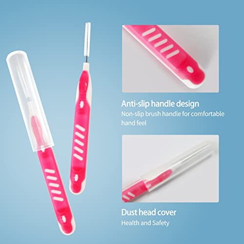 Interdental Brushes, Dental Brush Cleaner Toothpick Flossing Head Tooth Clean...